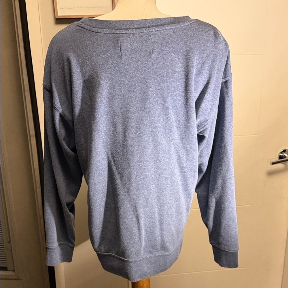 Calvin Klein Denim Blue Logo Sweatshirt - Picture 7 of 9